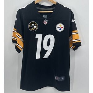 Pittsburgh Steelers #19 Smith-Schuster Jersey Mens S NFL On Field  Stitched DMR